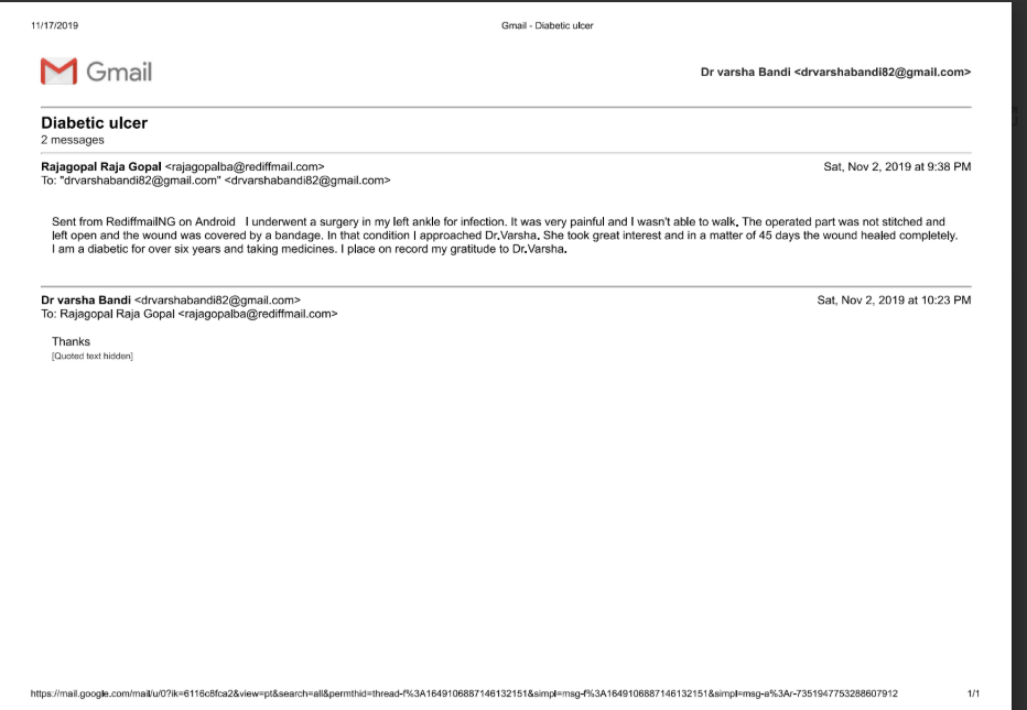 Original Appreciation Letter